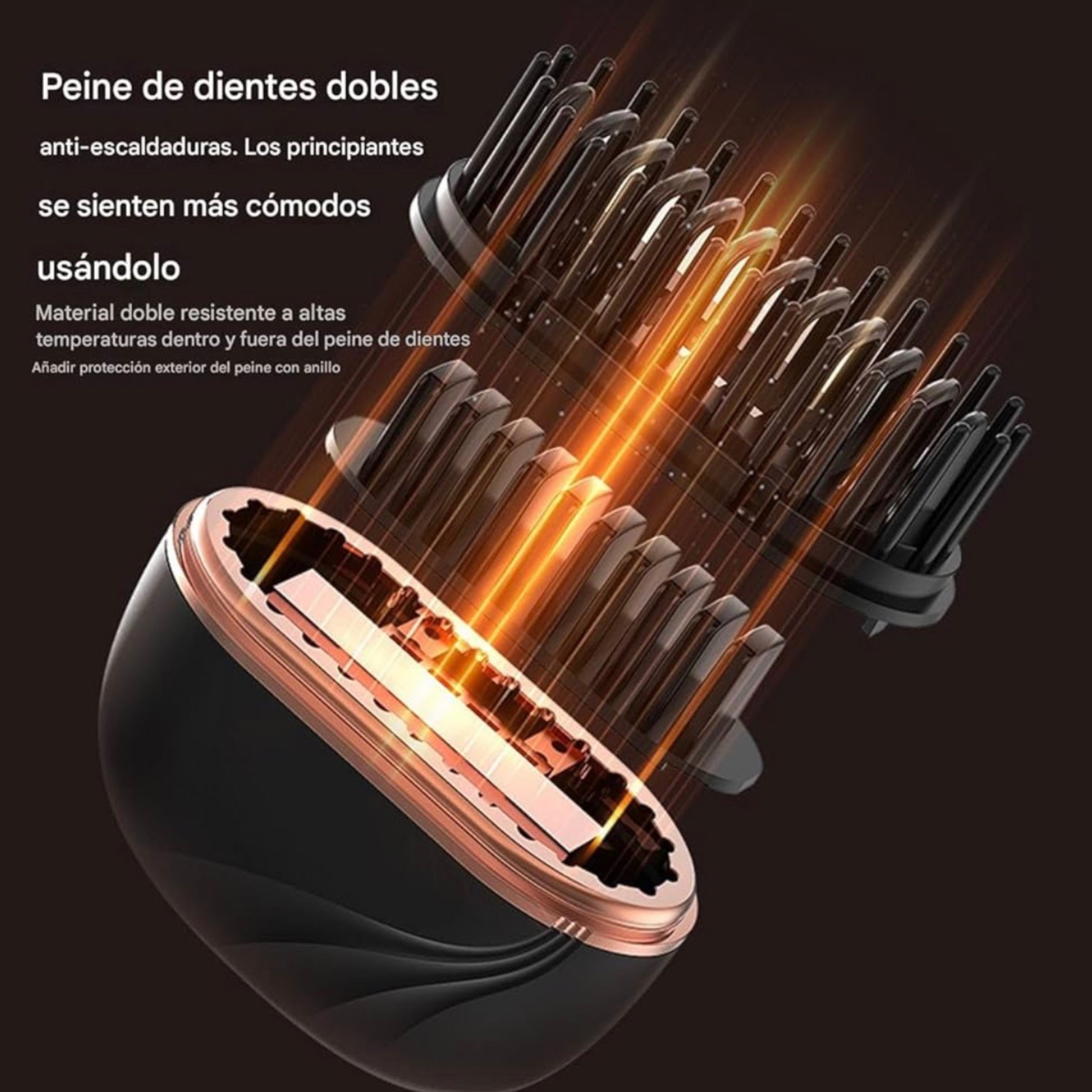 Plancha Cepillo Portátil